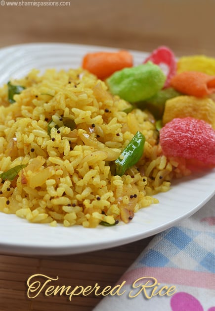 Tempered Rice Recipe