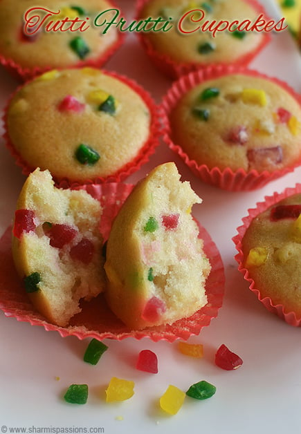 Tutti Frutti Cupcake