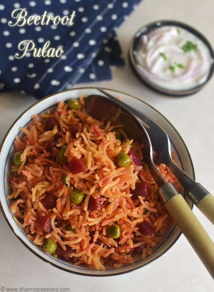 Beetroot Pulao Recipe