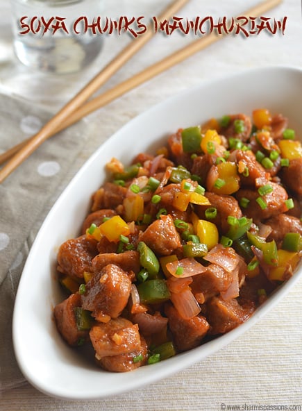 Soya Chunks Manchurian Recipe