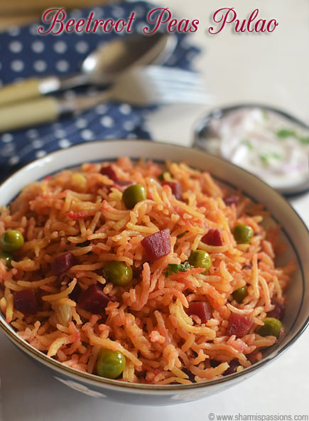 Beetroot Pulao Recipe