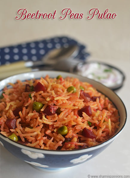 Beetroot Pulao Recipe