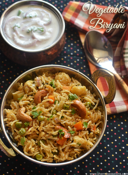 Vegetable Biryani Recipe