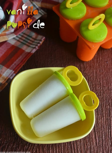 Easy Vanilla Popsicle Recipe