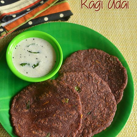 Ragi Adai Recipe - Sharmis Passions