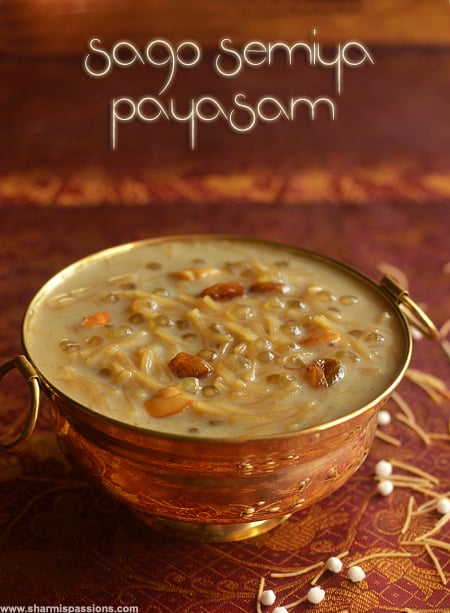 Javvarisi Semiya Payasam