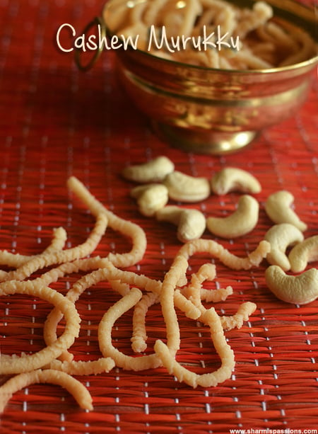 Cashew Murukku Recipe