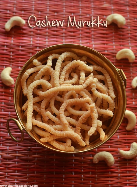 Cashew Murukku Recipe