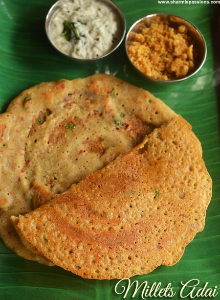 Thinai Varagu Adai Recipe