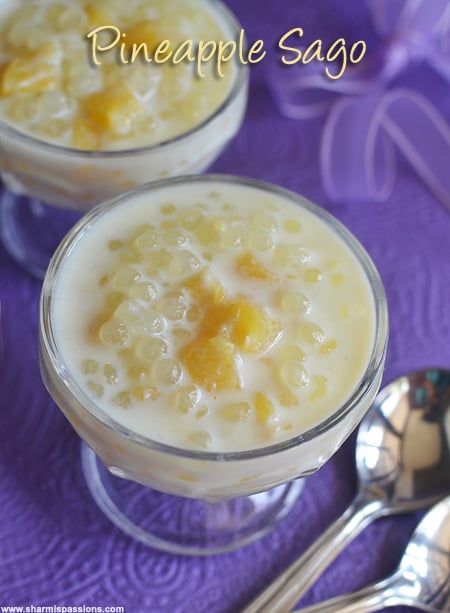 Pineapple Sago Recipe