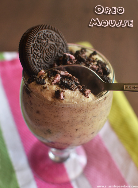 Eggless Oreo Mousse Recipe