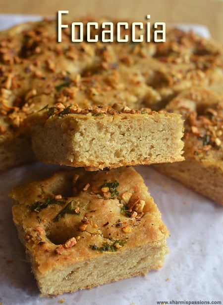 Whole Wheat Garlic Focaccia Recipe