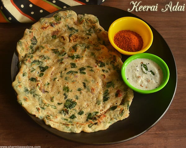 Murungai Keerai Adai Recipe