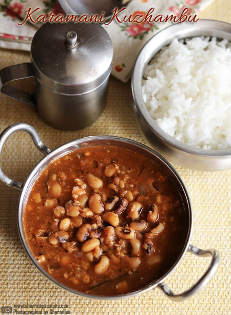 Karamani Kuzhambu Recipe