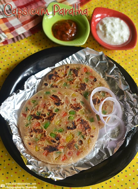 Capsicum Paratha Recipe