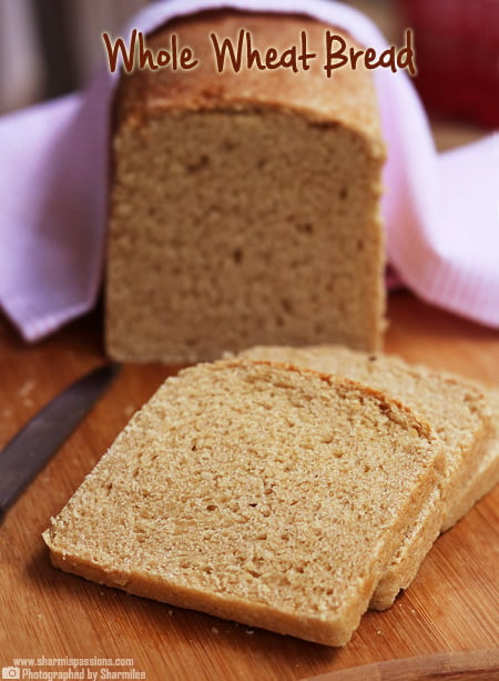 Whole Wheat Bread Recipe Recipe