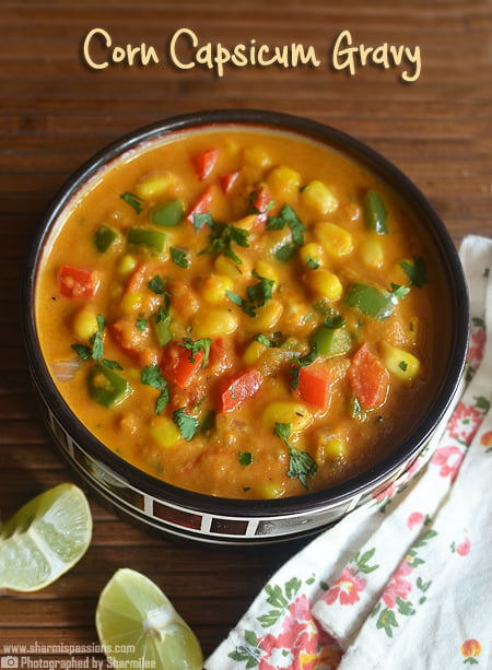 Corn Capsicum Gravy