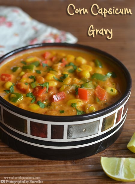 Corn Capsicum Gravy