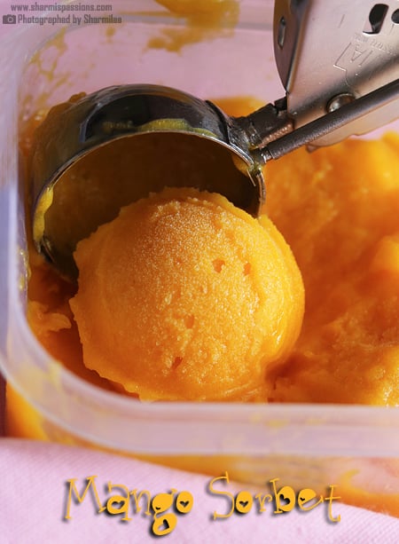 Mango Sorbet Recipe