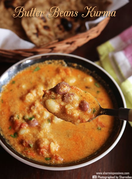 Butter Beans Kurma Recipe