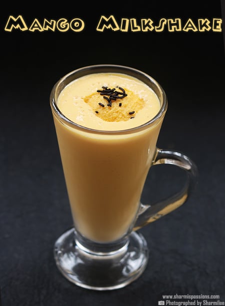 Mango Milkshake Recipe   Mango Shake Recipe  Sharmis Passions - 1