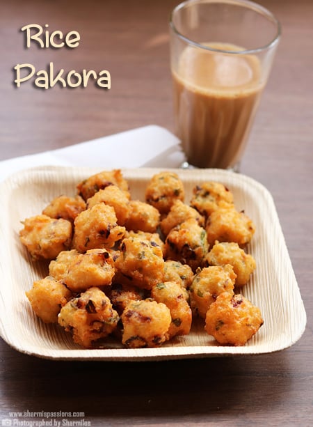 Rice Pakoda Recipe