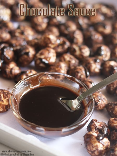 Chocolate Sauce Recipe