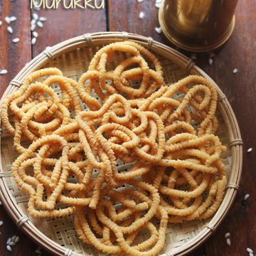 Arisi Murukku Recipe - Sharmis Passions