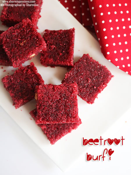 Beetroot Burfi Recipe