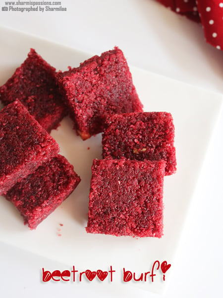 Beetroot Burfi Recipe