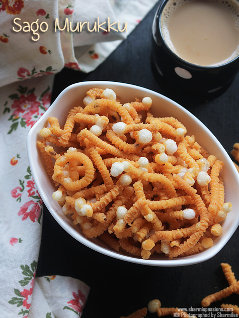 Sago Murukku Recipe