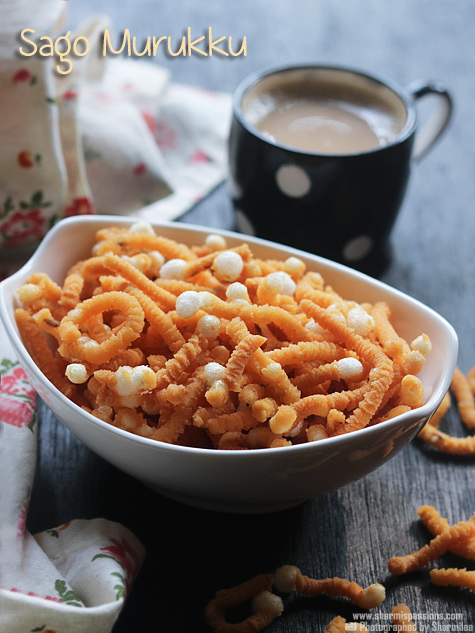 Sago Murukku Recipe