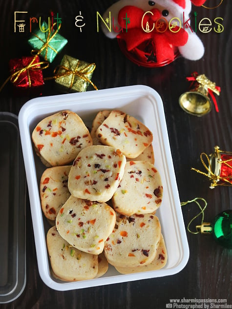 Fruit and Nut Cookies Recipe