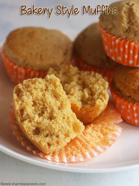 Bakery style vanilla muffins recipe