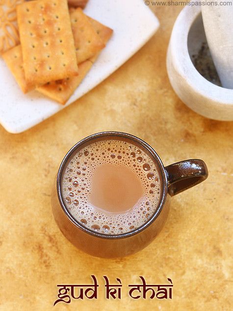 Gud Ki Chai Recipe | Jaggery Tea Recipe - Sharmis Passions