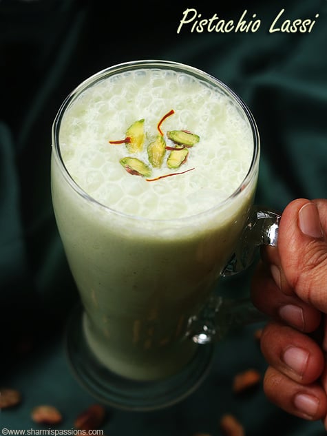 Pistachio Lassi with Lemon & Cinnamon (Baklava Lassi)