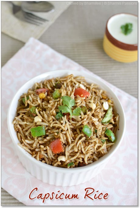 Capsicum Rice Recipe