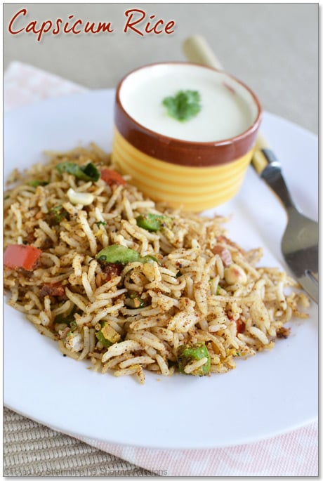 Capsicum Rice Recipe