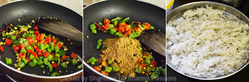 Capsicum Rice Recipe - Step3