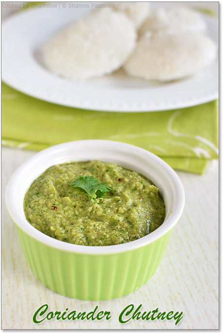 Coriander Chutney | Kothamalli Chutney - Sharmis Passions