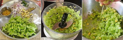 Snake Gourd Stir Fry - Step1