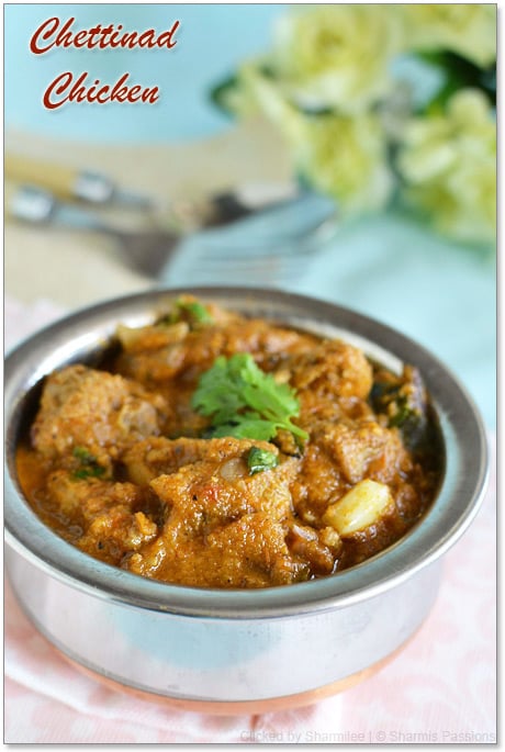 Chicken chettinad best sale