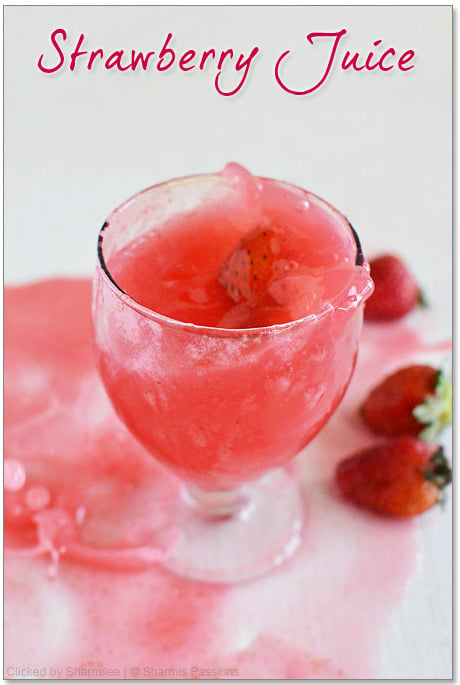 Strawberry Juice Recipe