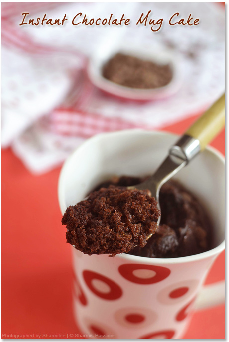 2min Eggless Microwave Chocolate Mug Cake | Instant Microwave Cake ...