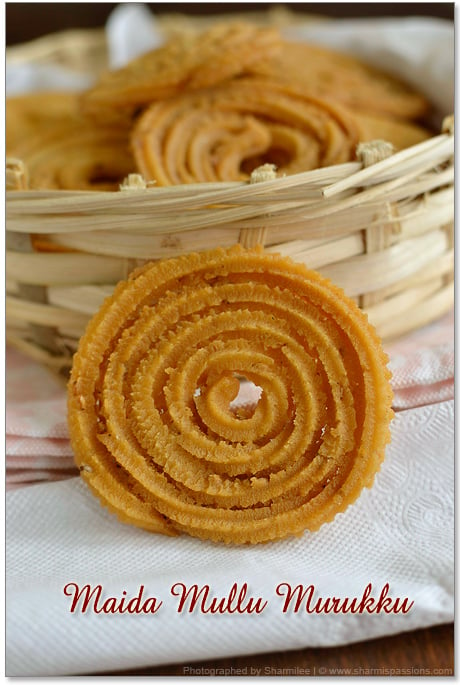 Mullu Murukku with maida