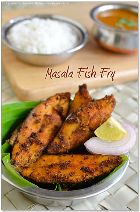 Masala Fish Fry Recipe - Sharmis Passions