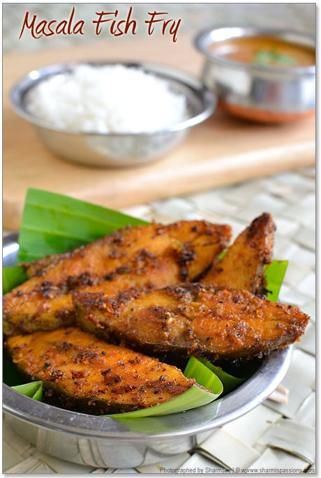 Masala Fish Fry Recipe - Sharmis Passions