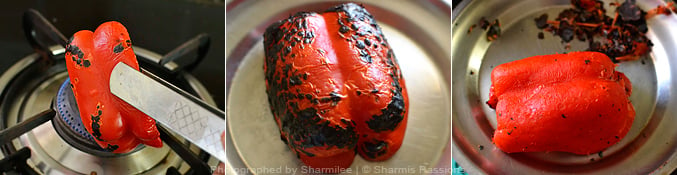 Fusilli Pasta in Roasted Red Bell Pepper Sauce - Step2