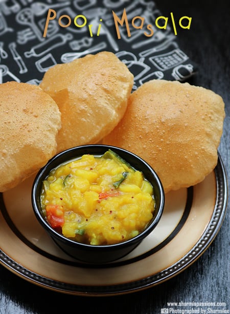 Poori Masala Recipe - Sharmis Passions