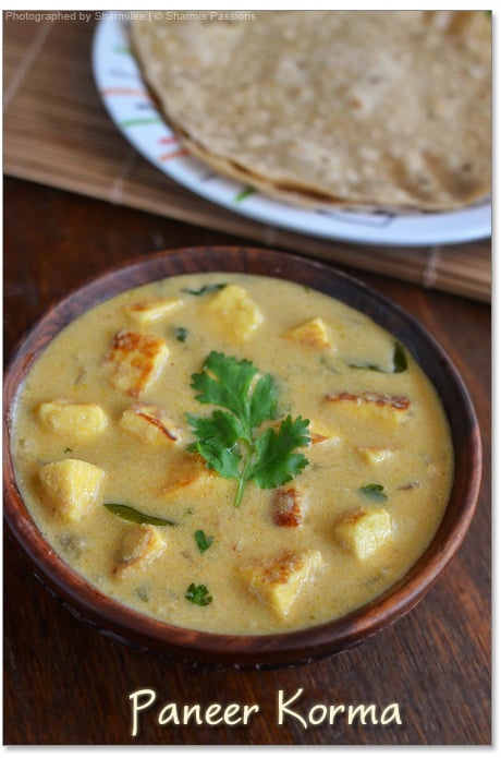 Paneer Korma Recipe   Paneer Kurma Recipe  Sharmis Passions - 95